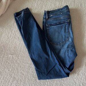 LOFT Dark Blue Denim Jeggings